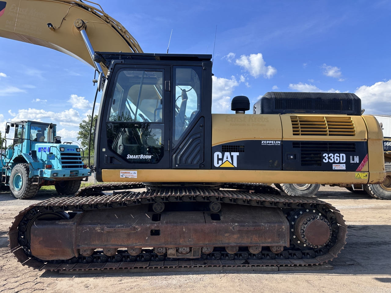 Bæltegravemaskine CATERPILLAR 336 D LN +New chains+Sprocket German machine!: billede 7