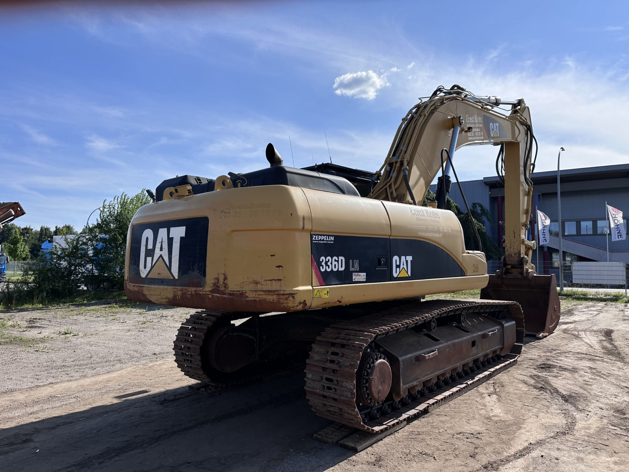 Bæltegravemaskine CATERPILLAR 336 D LN +New chains+Sprocket German machine!: billede 6