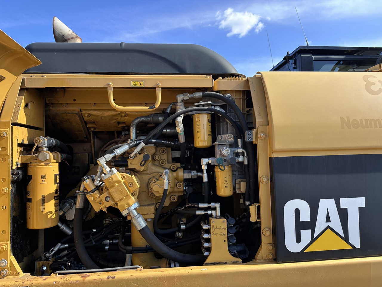 Bæltegravemaskine CATERPILLAR 336 D LN +New chains+Sprocket German machine!: billede 33