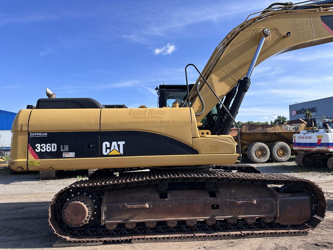 Bæltegravemaskine CATERPILLAR 336 D LN +New chains+Sprocket German machine!: billede 14