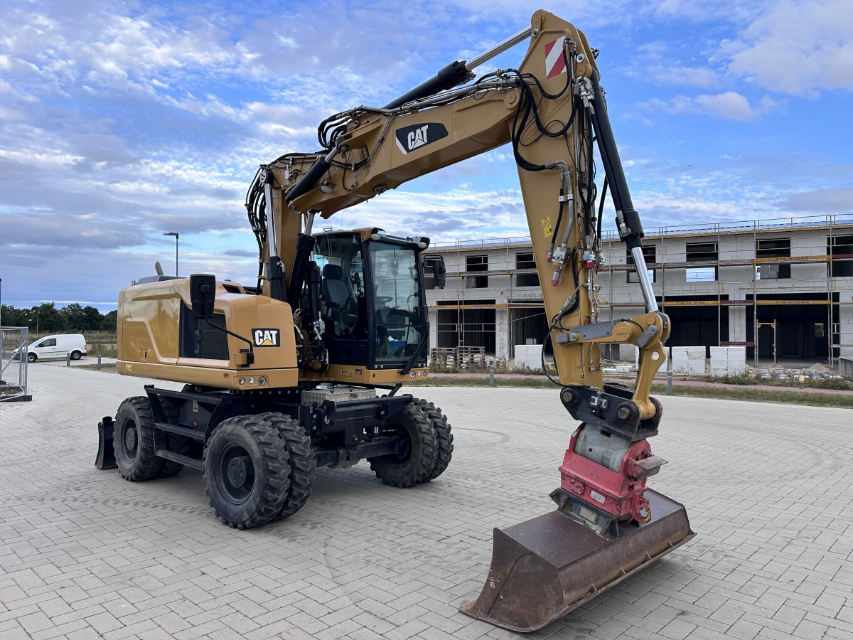 CATERPILLAR M 318 F Offset boom Deutsche Maschine Top ! - Hjulgravemaskine: billede 4 CATERPILLAR M 318 F Offset boom Deutsche Maschine Top ! - Hjulgravemaskine: billede 4