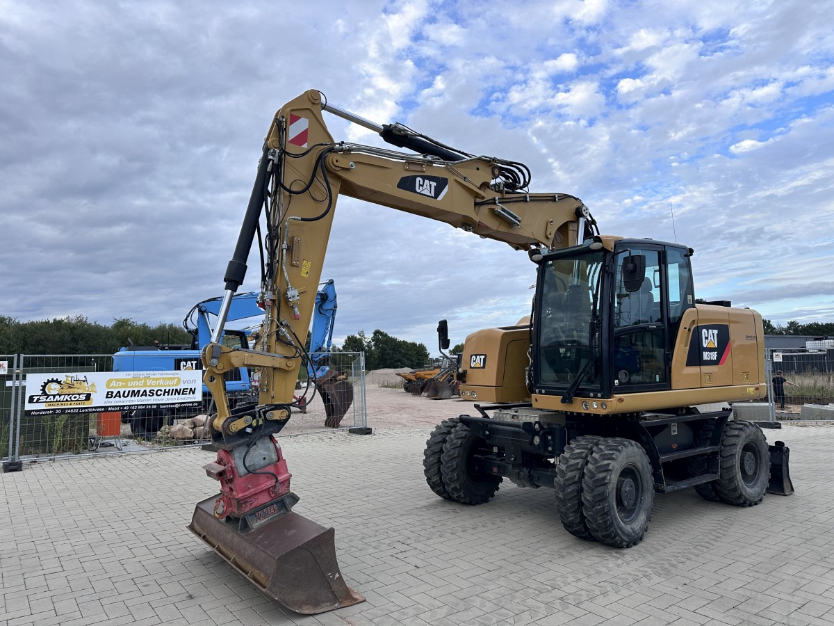 CATERPILLAR M 318 F Offset boom Deutsche Maschine Top ! - Hjulgravemaskine: billede 3 CATERPILLAR M 318 F Offset boom Deutsche Maschine Top ! - Hjulgravemaskine: billede 3