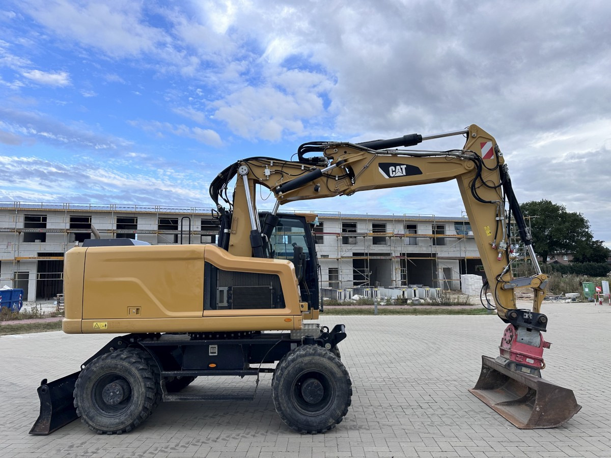 CATERPILLAR M 318 F Offset boom Deutsche Maschine Top ! - Hjulgravemaskine: billede 2 CATERPILLAR M 318 F Offset boom Deutsche Maschine Top ! - Hjulgravemaskine: billede 2