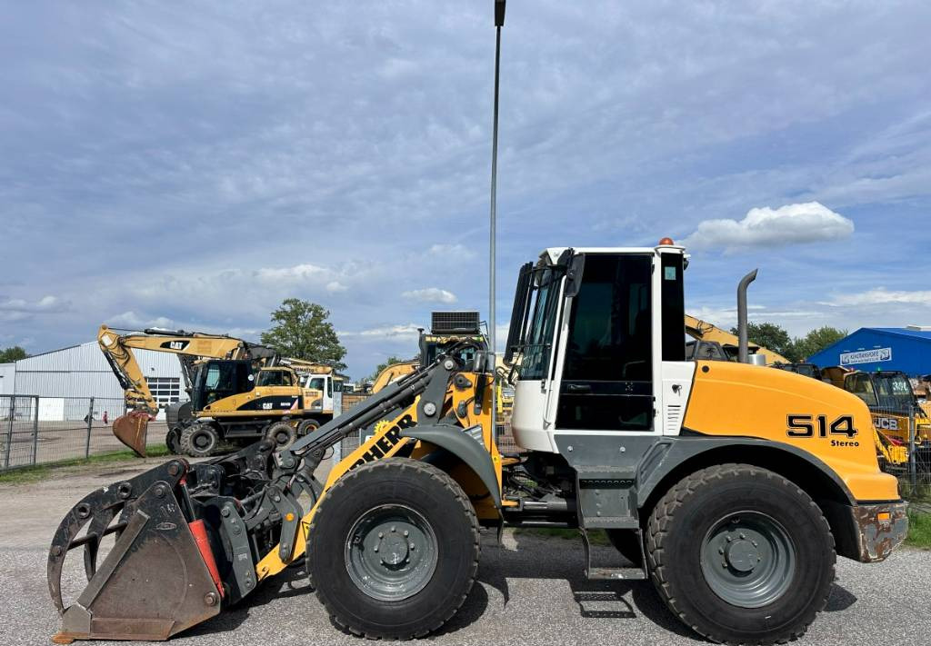 Liebherr L 514 Stereo +30 Kmh Klima 3er Kreis Greifschaufel  - Gummihjulslæsser: billede 1 Liebherr L 514 Stereo +30 Kmh Klima 3er Kreis Greifschaufel  - Gummihjulslæsser: billede 1