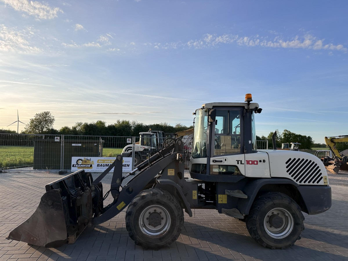 TEREX TL 100 - 30 Km/h Schaufel + Palettengabel Top ! - Gummihjulslæsser: billede 1 TEREX TL 100 - 30 Km/h Schaufel + Palettengabel Top ! - Gummihjulslæsser: billede 1