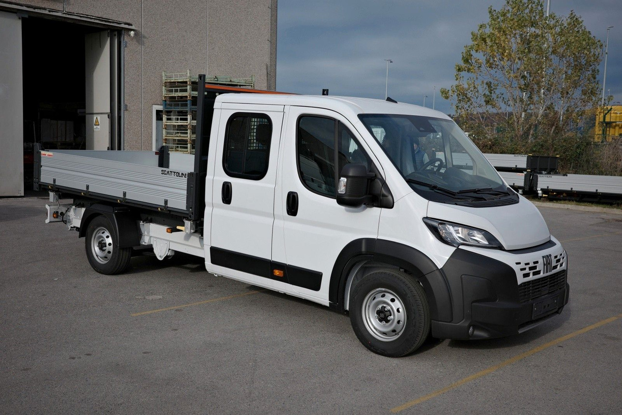Fiat Ducato 35H Cabinato L4 DoKa 3-Seiten-Kipper 140 - Ladbil med tip, Mandskabsbil: billede 3 Fiat Ducato 35H Cabinato L4 DoKa 3-Seiten-Kipper 140 - Ladbil med tip, Mandskabsbil: billede 3