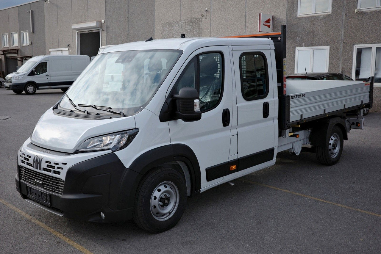 Fiat Ducato 35H Cabinato L4 DoKa 3-Seiten-Kipper 140 - Ladbil med tip, Mandskabsbil: billede 1 Fiat Ducato 35H Cabinato L4 DoKa 3-Seiten-Kipper 140 - Ladbil med tip, Mandskabsbil: billede 1