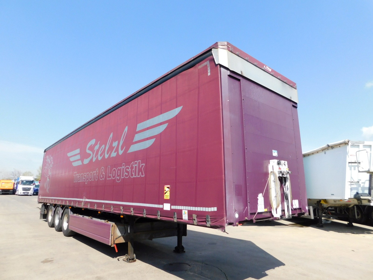 Fliegl Sds 390 - Gardintrailer: billede 2 Fliegl Sds 390 - Gardintrailer: billede 2