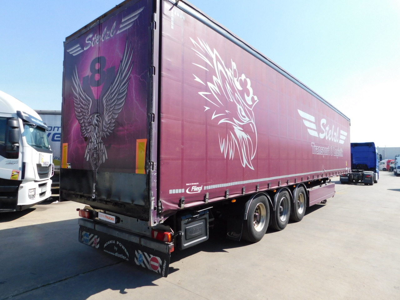 Fliegl Sds 390 - Gardintrailer: billede 3 Fliegl Sds 390 - Gardintrailer: billede 3