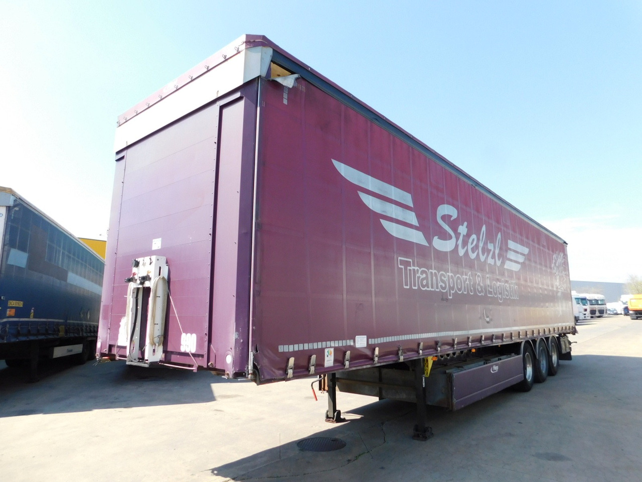 Fliegl Sds 390 - Gardintrailer: billede 1 Fliegl Sds 390 - Gardintrailer: billede 1