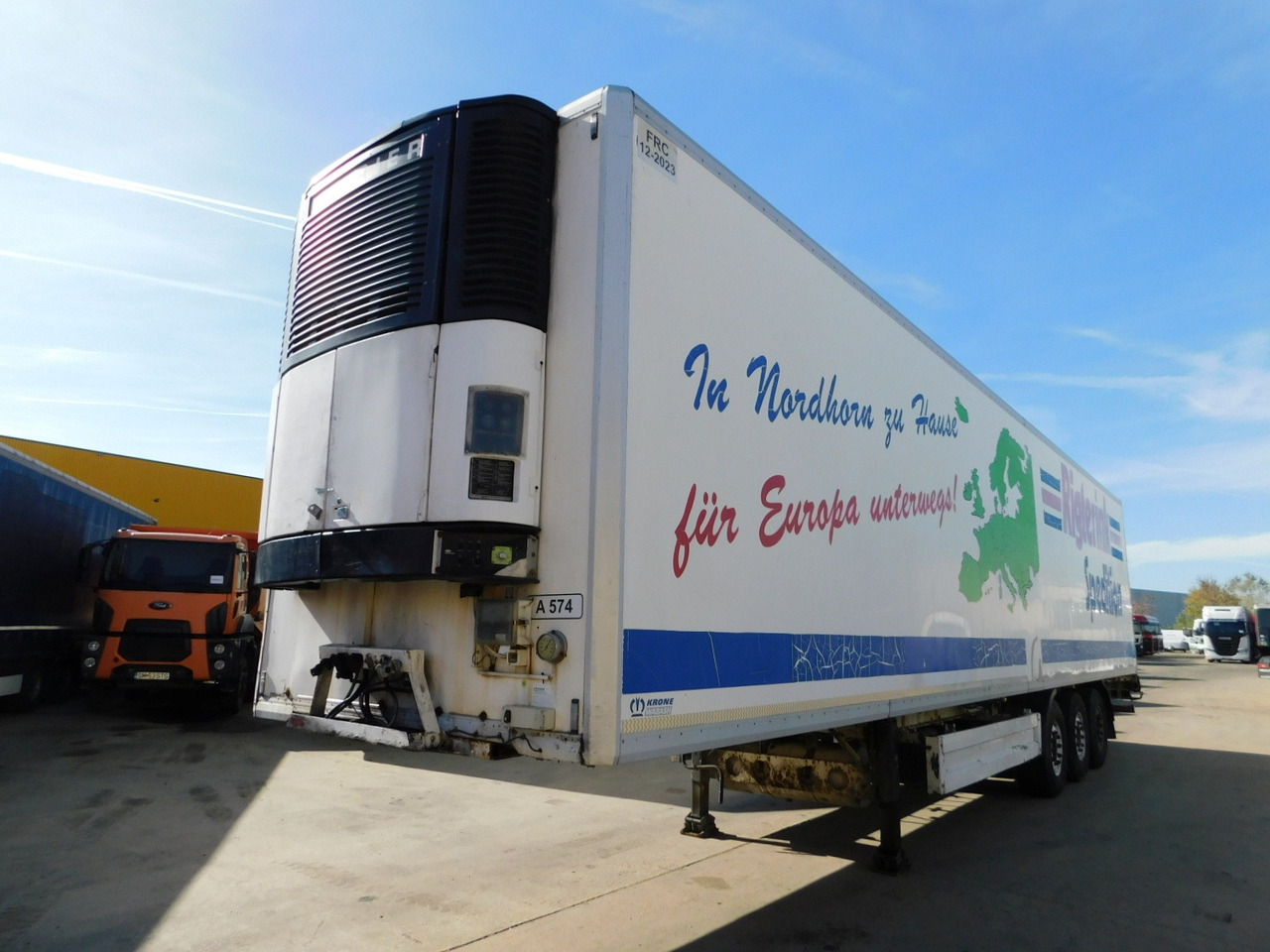 Krone Sdr27 - Kølevogn sættevogn: billede 1 Krone Sdr27 - Kølevogn sættevogn: billede 1