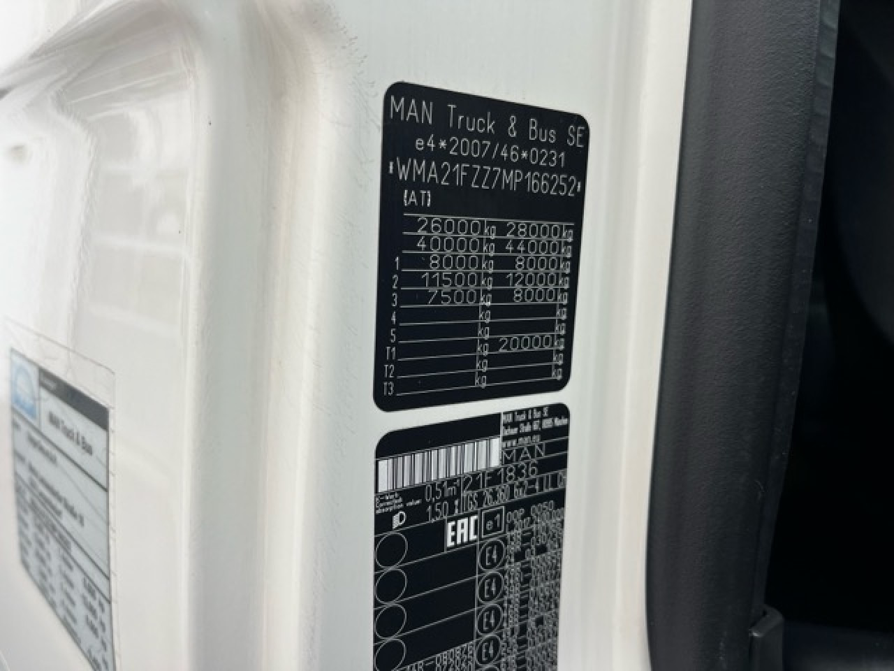 MAN TGS 26.360 6x2-4 LL Euro6 Klima AHK Luftfeder - Lastbil chassis: billede 5 MAN TGS 26.360 6x2-4 LL Euro6 Klima AHK Luftfeder - Lastbil chassis: billede 5