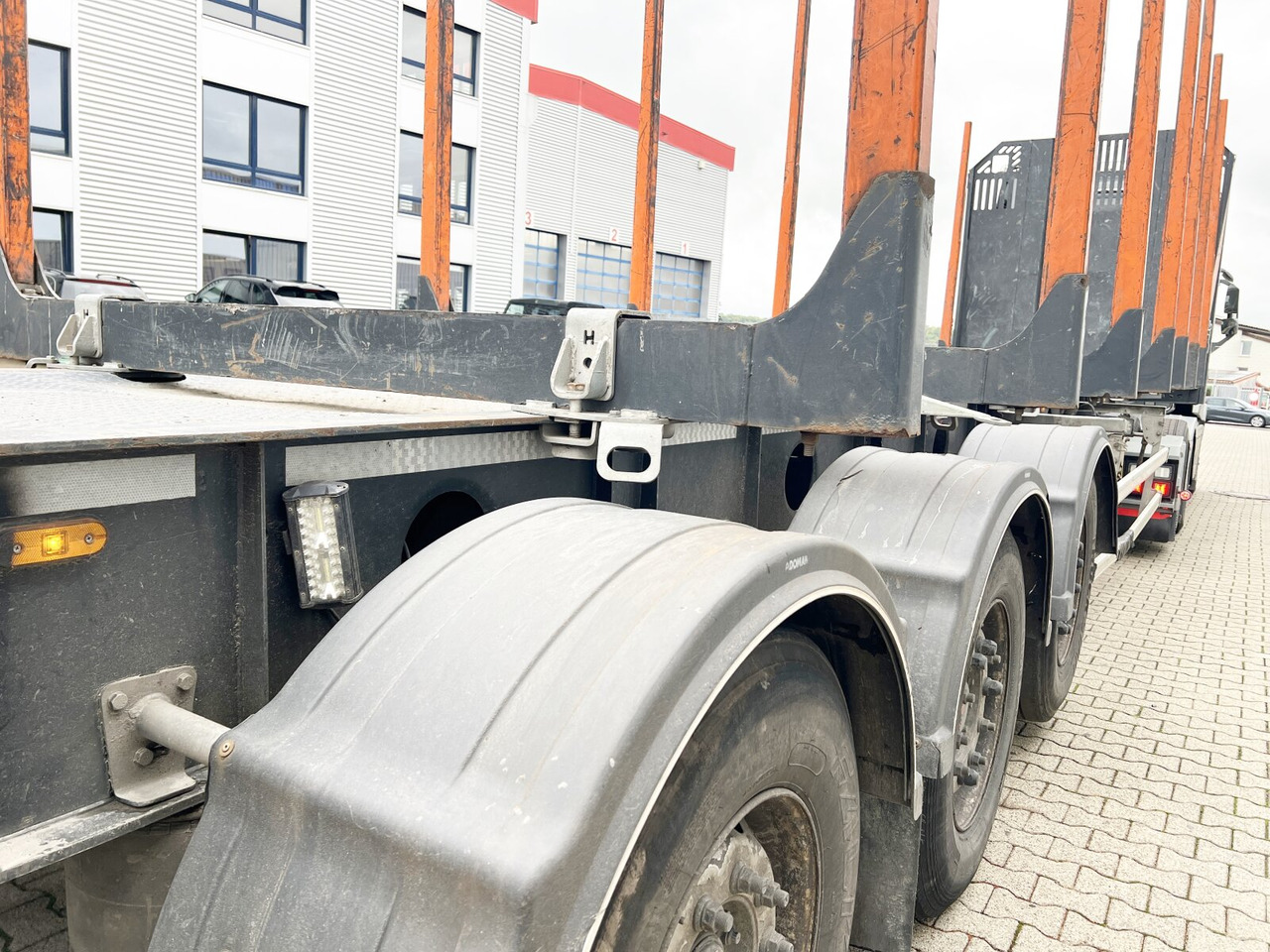 Gsodam 3-Achs Holzauflieger Gsodam 3-Achs Holzauflieger, Liftachse - Sættevogn til tømmer: billede 2 Gsodam 3-Achs Holzauflieger Gsodam 3-Achs Holzauflieger, Liftachse - Sættevogn til tømmer: billede 2