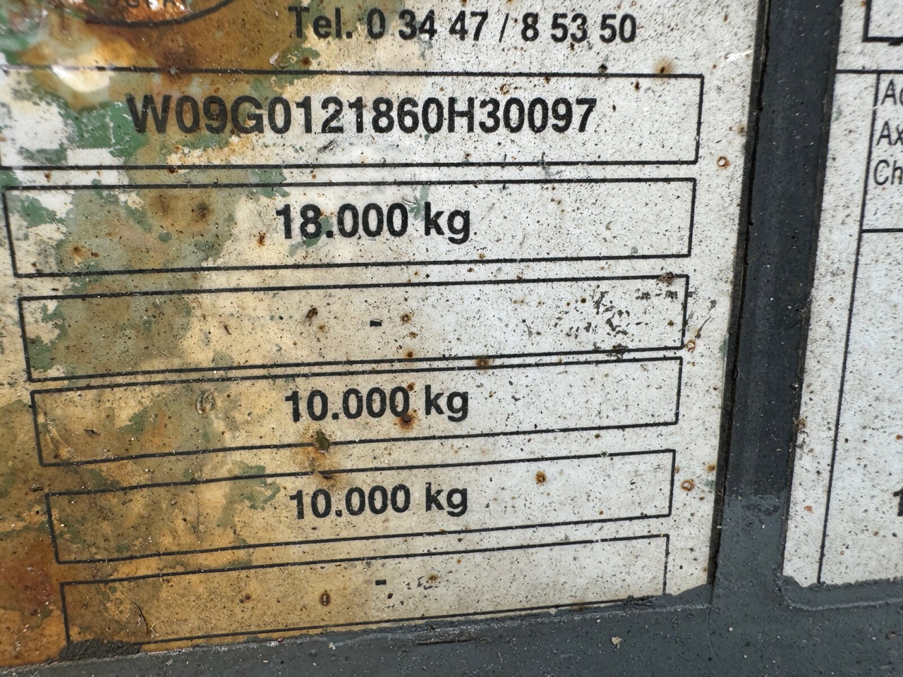 HKM A 18 ZB 3,4 A 18 ZB 3,4 Absetzanhänger - Containerbil/ Veksellad påhængsvogn: billede 2 HKM A 18 ZB 3,4 A 18 ZB 3,4 Absetzanhänger - Containerbil/ Veksellad påhængsvogn: billede 2