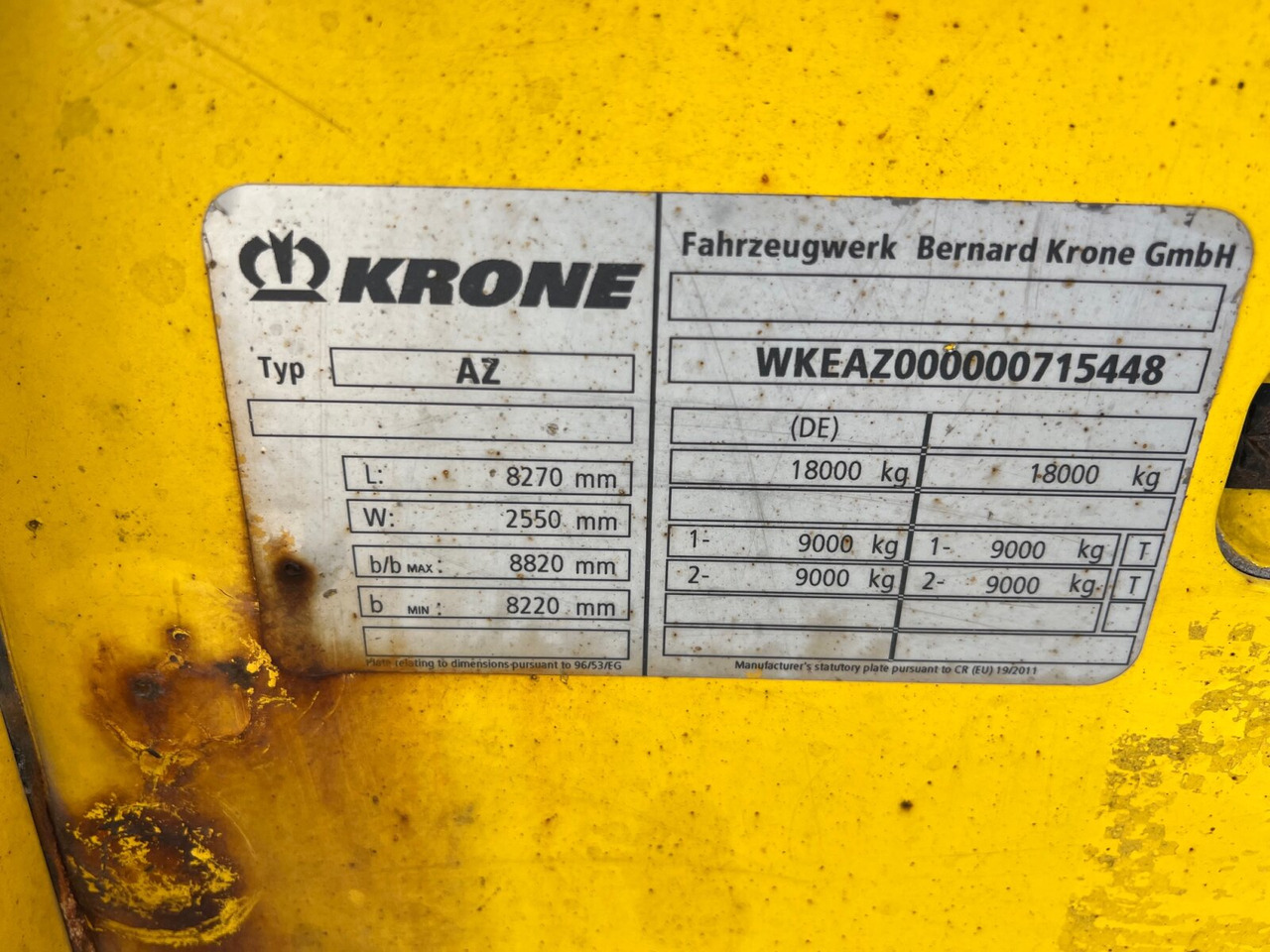 Krone AZP 18 AZP 18 - Ladtrailer: billede 5 Krone AZP 18 AZP 18 - Ladtrailer: billede 5