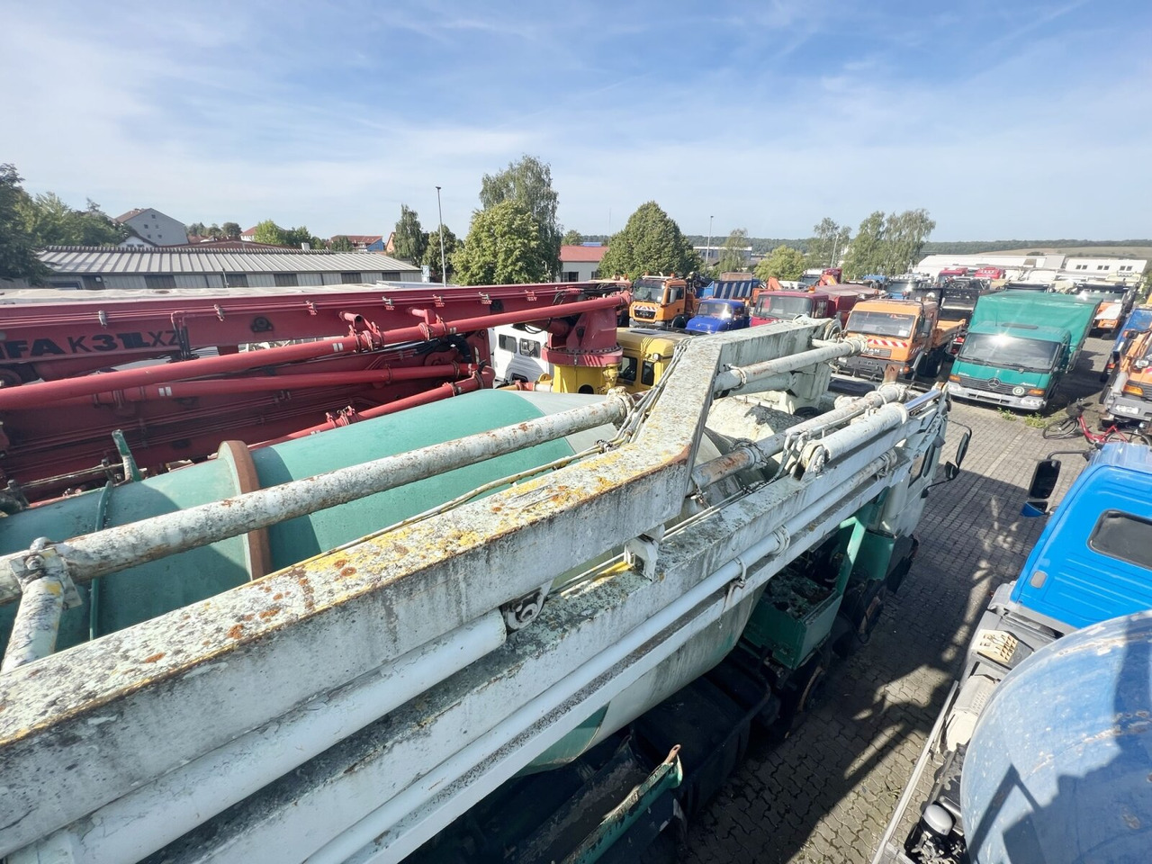 MAN 33.292 8x4 33.292 8x4 Mischer Stetter 7m³ mit Pumpe Schwing 21m, 6-Zylinder - Betonbil: billede 4 MAN 33.292 8x4 33.292 8x4 Mischer Stetter 7m³ mit Pumpe Schwing 21m, 6-Zylinder - Betonbil: billede 4