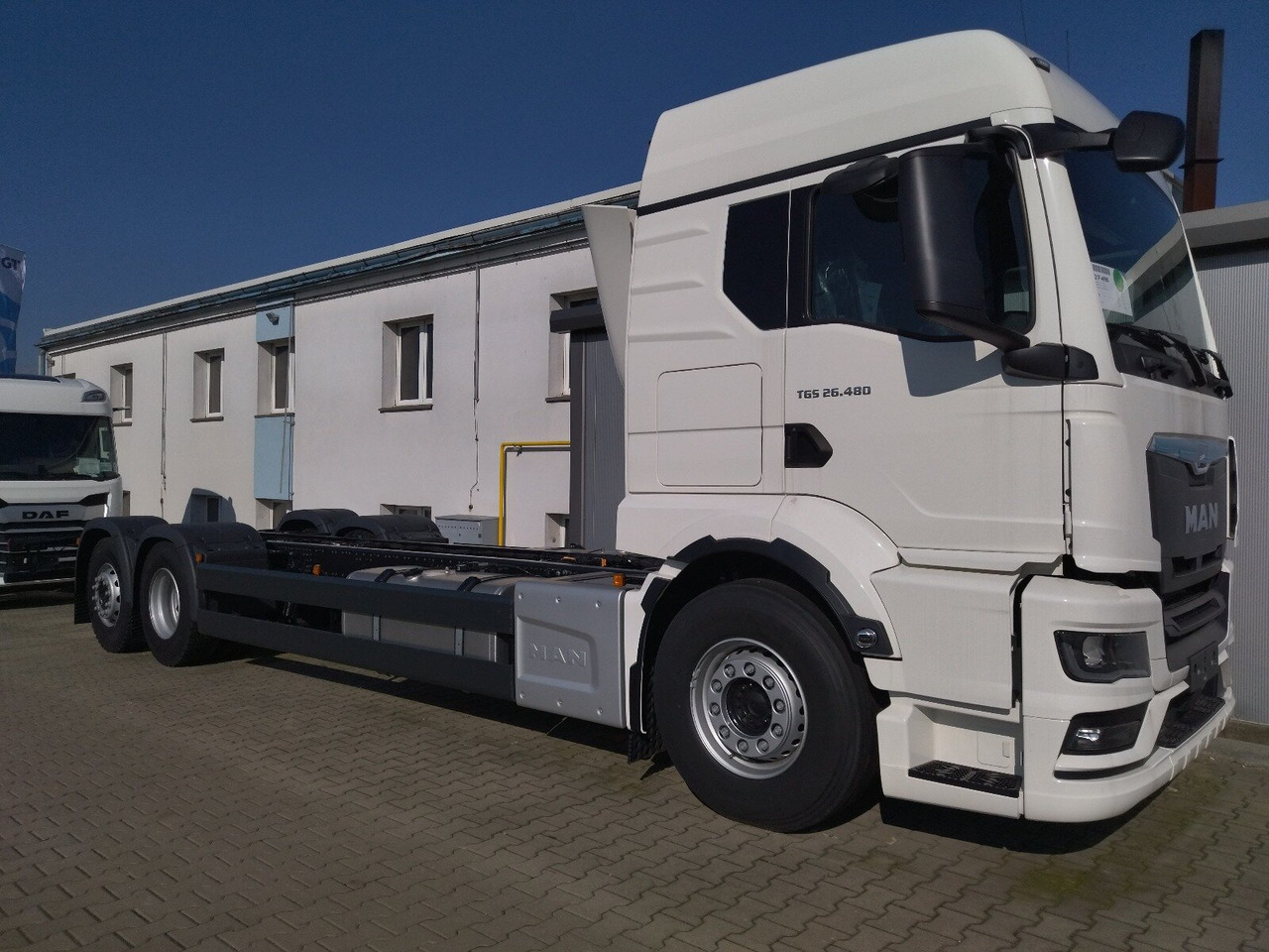 MAN TGS 26.480 6x2-4 LL TGS 26.480 6x2-4 LL, Retarder, Lenk-/Liftachse, Standklima - Lastbil chassis: billede 1 MAN TGS 26.480 6x2-4 LL TGS 26.480 6x2-4 LL, Retarder, Lenk-/Liftachse, Standklima - Lastbil chassis: billede 1