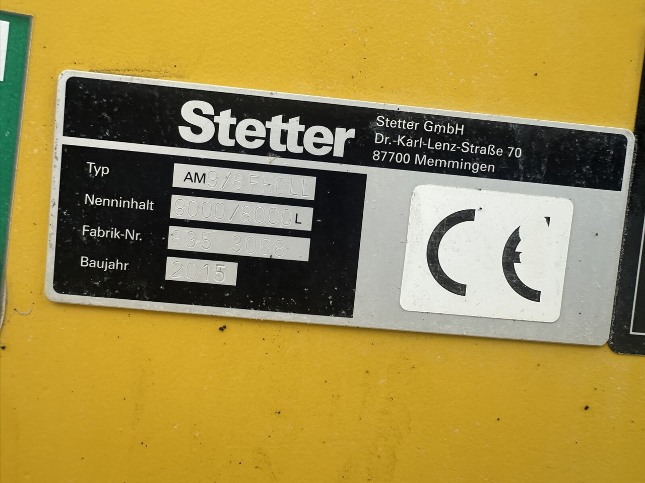 MAN TGS 32.400 8X4 BB TGS 32.400 8x4 BB, Stetter ca. 9m³ - Betonbil: billede 5 MAN TGS 32.400 8X4 BB TGS 32.400 8x4 BB, Stetter ca. 9m³ - Betonbil: billede 5