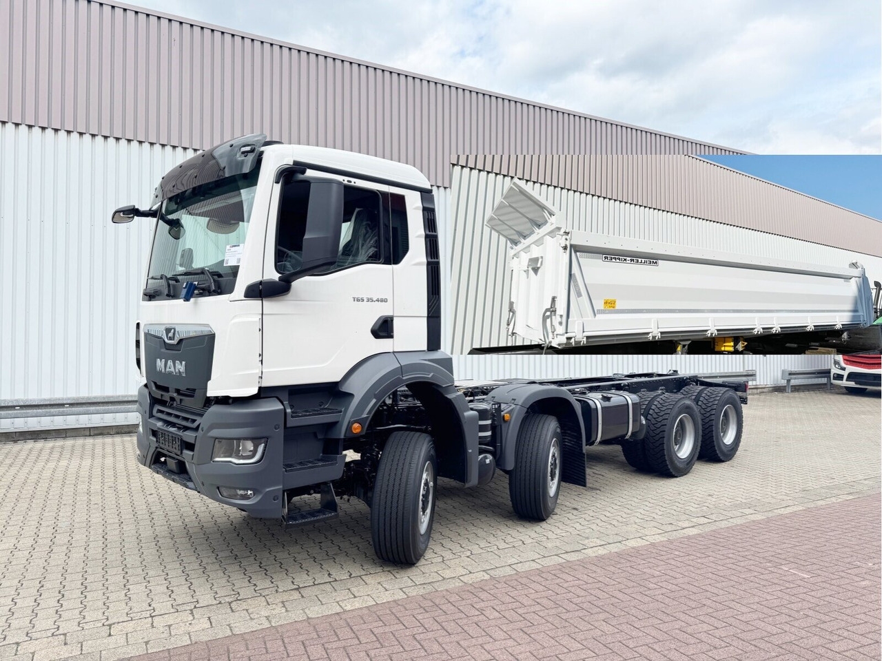 MAN TGS 35.480 8x8 BB CH TGS 35.480 8x8 BB CH, Hohe Bauart, Nebenantrieb - Tipvogn lastbil: billede 1 MAN TGS 35.480 8x8 BB CH TGS 35.480 8x8 BB CH, Hohe Bauart, Nebenantrieb - Tipvogn lastbil: billede 1