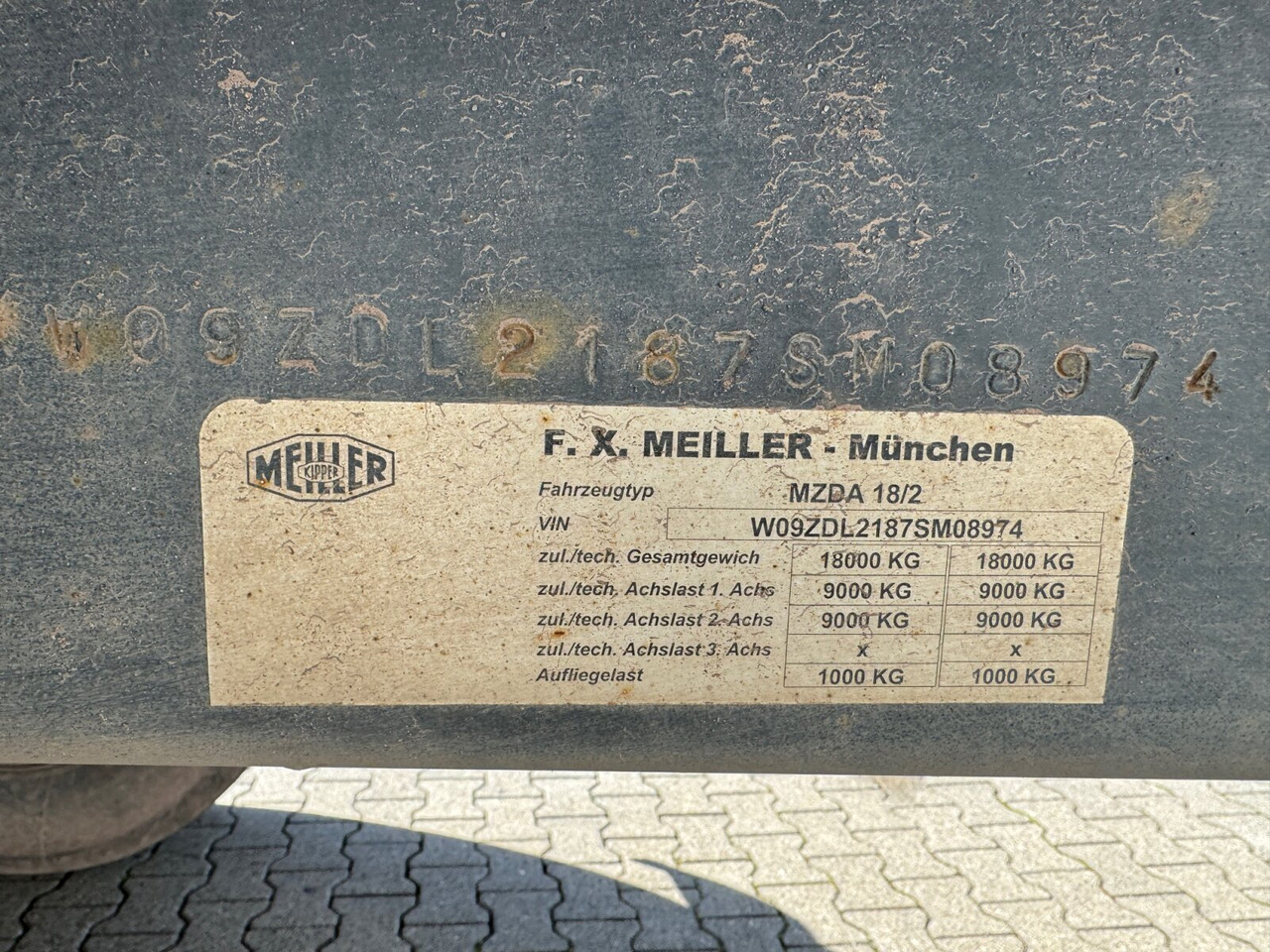 Meiller Meiller MZDA 18/2 Meiller MZDA 18/2, geteilte Alu-Bordwände, ca. 11m³ - Tipvogn påhængsvogn: billede 3 Meiller Meiller MZDA 18/2 Meiller MZDA 18/2, geteilte Alu-Bordwände, ca. 11m³ - Tipvogn påhængsvogn: billede 3