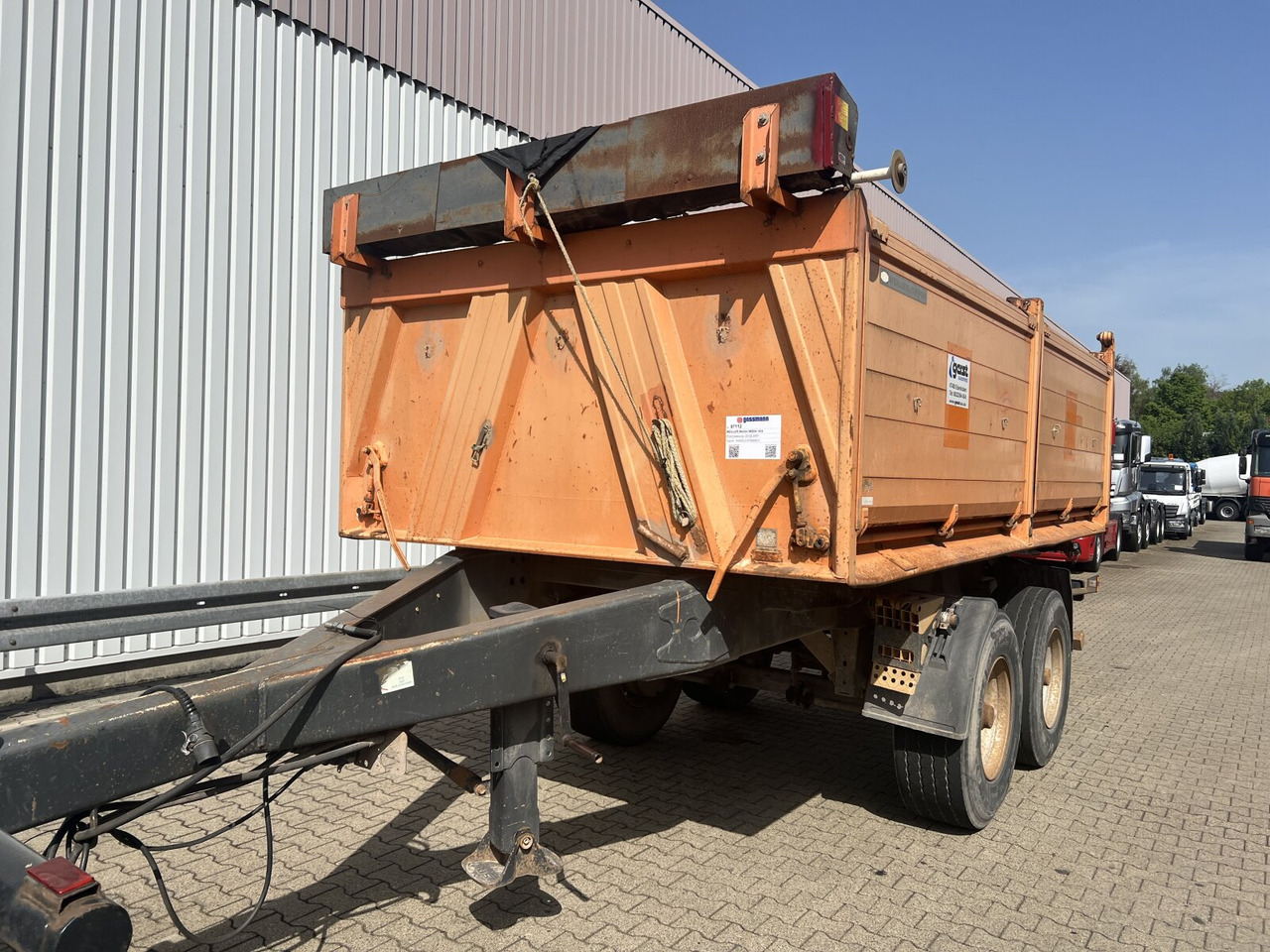 Meiller Meiller MZDA 18/2 Meiller MZDA 18/2, geteilte Bordwände - Tipvogn påhængsvogn: billede 4 Meiller Meiller MZDA 18/2 Meiller MZDA 18/2, geteilte Bordwände - Tipvogn påhængsvogn: billede 4