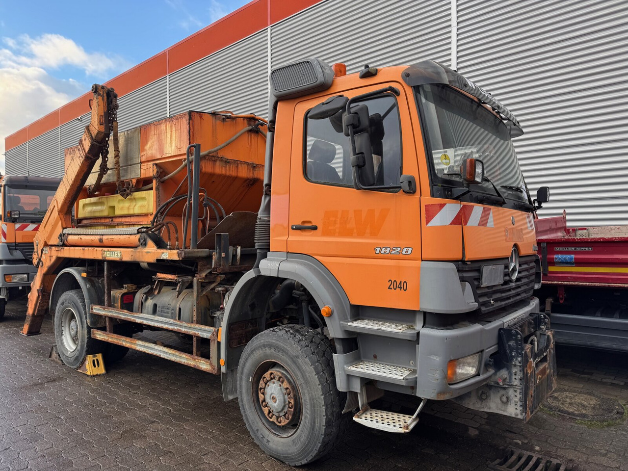 Mercedes-Benz Atego 1828 4x4 Atego 1828 4x4, Tele-Absetzer, Winterdienstausstattung - Liftdumper lastbil: billede 1 Mercedes-Benz Atego 1828 4x4 Atego 1828 4x4, Tele-Absetzer, Winterdienstausstattung - Liftdumper lastbil: billede 1