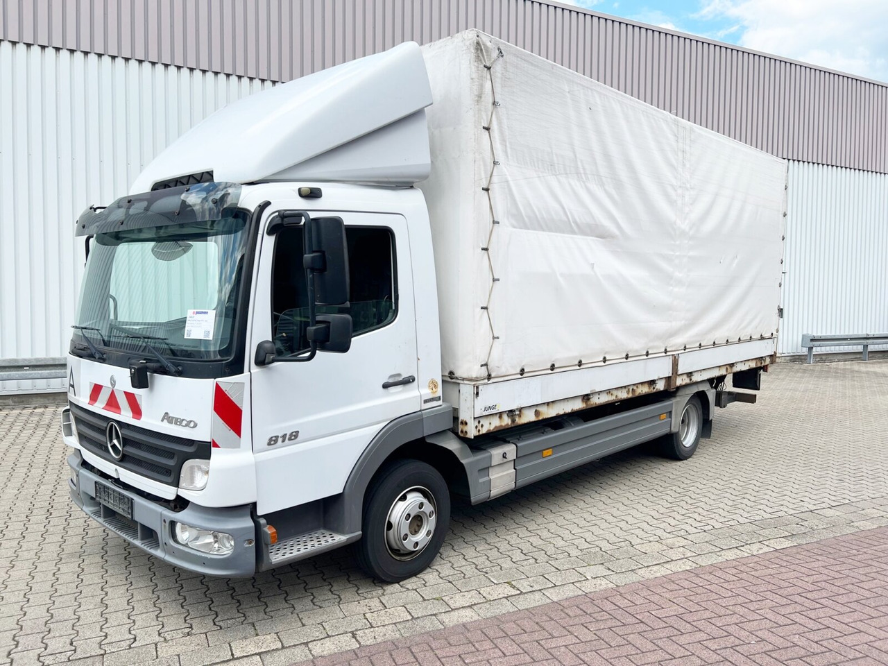 Mercedes-Benz Atego 818 L 4x2 Atego 818 L 4x2 mit LBW BÄR - Lastbil med presenning: billede 1 Mercedes-Benz Atego 818 L 4x2 Atego 818 L 4x2 mit LBW BÄR - Lastbil med presenning: billede 1