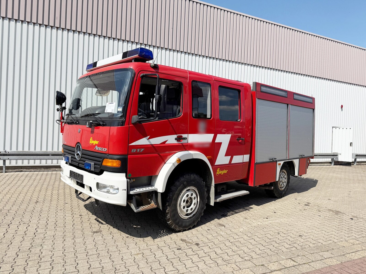 Mercedes-Benz Atego 917 4x4, LF 10 Atego 917 4x4, LF 10, Einzelbereifung, AT-Motor - Brandbil: billede 1 Mercedes-Benz Atego 917 4x4, LF 10 Atego 917 4x4, LF 10, Einzelbereifung, AT-Motor - Brandbil: billede 1