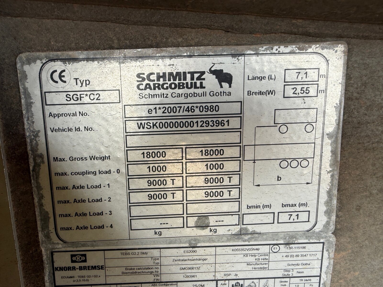 Schmitz Cargobull ZKI 18-4.9 ZKI 18-4.9, Alu-Bordwände, ca. 10m³ - Tipvogn påhængsvogn: billede 3 Schmitz Cargobull ZKI 18-4.9 ZKI 18-4.9, Alu-Bordwände, ca. 10m³ - Tipvogn påhængsvogn: billede 3
