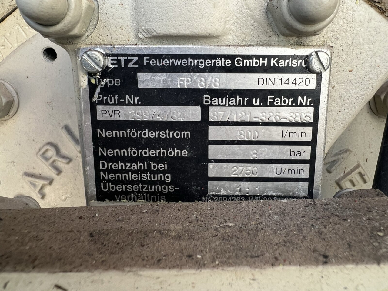 Unimog U 1300 L 435/11 4x4 U 1300 L 435/11 4x4, -Feuerwehr - Brandbil: billede 2 Unimog U 1300 L 435/11 4x4 U 1300 L 435/11 4x4, -Feuerwehr - Brandbil: billede 2