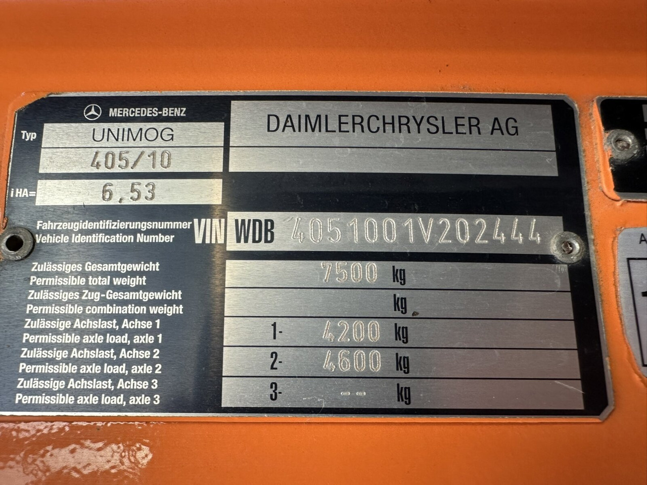 Unimog U300 405/10 4x4 U300 405/10 4x4, Kommunalhydraulik, Frontzapfwelle, Kipper - Varebil: billede 5 Unimog U300 405/10 4x4 U300 405/10 4x4, Kommunalhydraulik, Frontzapfwelle, Kipper - Varebil: billede 5