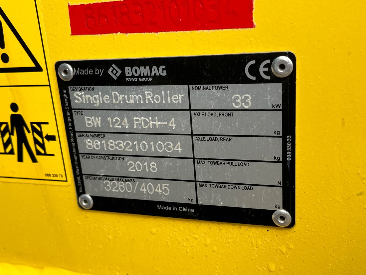 BOMAG Walzenzug BW 124 PDH-4 Planierschild 100 Bstd. - Kompaktor: billede 5 BOMAG Walzenzug BW 124 PDH-4 Planierschild 100 Bstd. - Kompaktor: billede 5