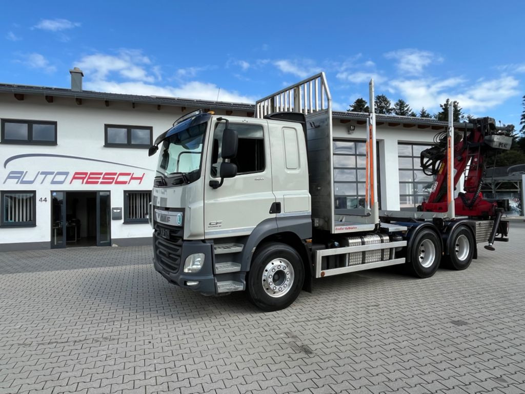 DAF CF 460 6x4 mit Riedler Holzaufb. Penz Kran 12Z DAF CF 460 6x4 mit Riedler Holzaufb. Penz Kran 12Z - Tømmerbil, Lastbil med kran: billede 3 DAF CF 460 6x4 mit Riedler Holzaufb. Penz Kran 12Z DAF CF 460 6x4 mit Riedler Holzaufb. Penz Kran 12Z - Tømmerbil, Lastbil med kran: billede 3