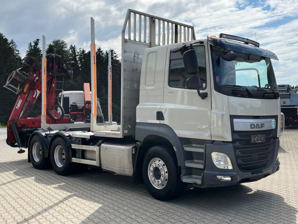 DAF CF 460 6x4 mit Riedler Holzaufb. Penz Kran 12Z DAF CF 460 6x4 mit Riedler Holzaufb. Penz Kran 12Z - Tømmerbil, Lastbil med kran: billede 2 DAF CF 460 6x4 mit Riedler Holzaufb. Penz Kran 12Z DAF CF 460 6x4 mit Riedler Holzaufb. Penz Kran 12Z - Tømmerbil, Lastbil med kran: billede 2