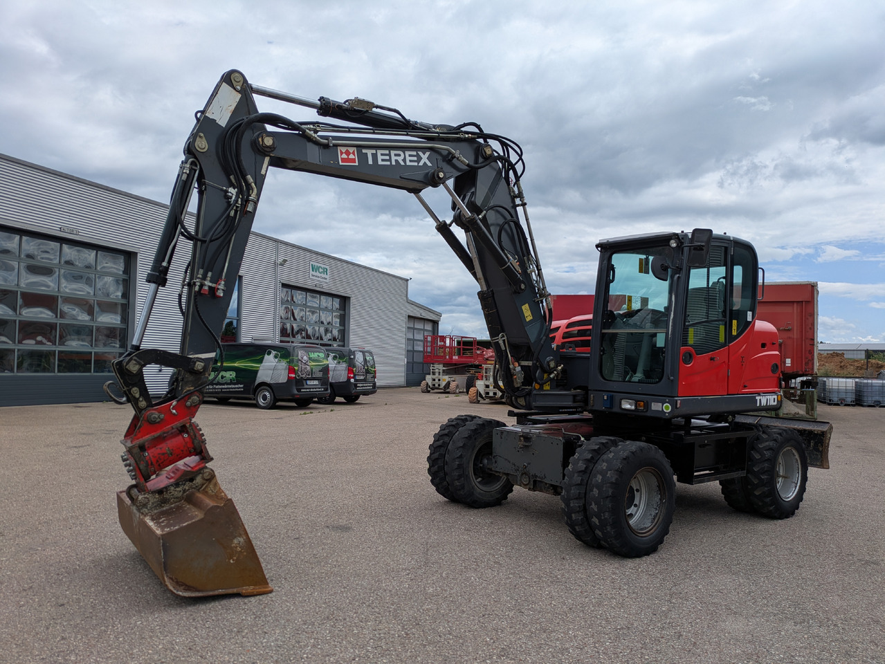 TEREX TW110 Mobilbagger Powertilt Rußpartikelfilter - Hjulgravemaskine: billede 1 TEREX TW110 Mobilbagger Powertilt Rußpartikelfilter - Hjulgravemaskine: billede 1