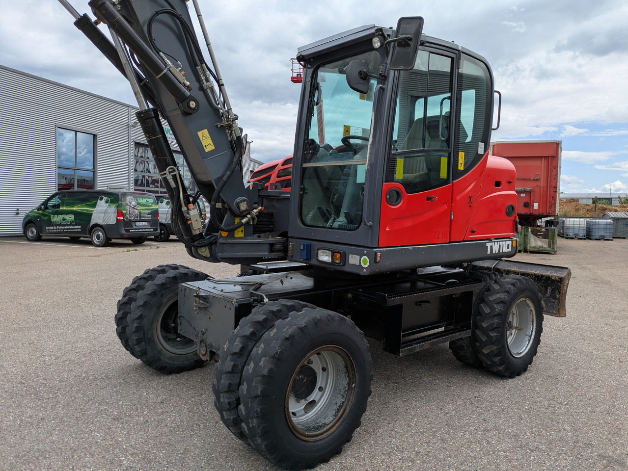 TEREX TW110 Mobilbagger Powertilt Rußpartikelfilter - Hjulgravemaskine: billede 2 TEREX TW110 Mobilbagger Powertilt Rußpartikelfilter - Hjulgravemaskine: billede 2