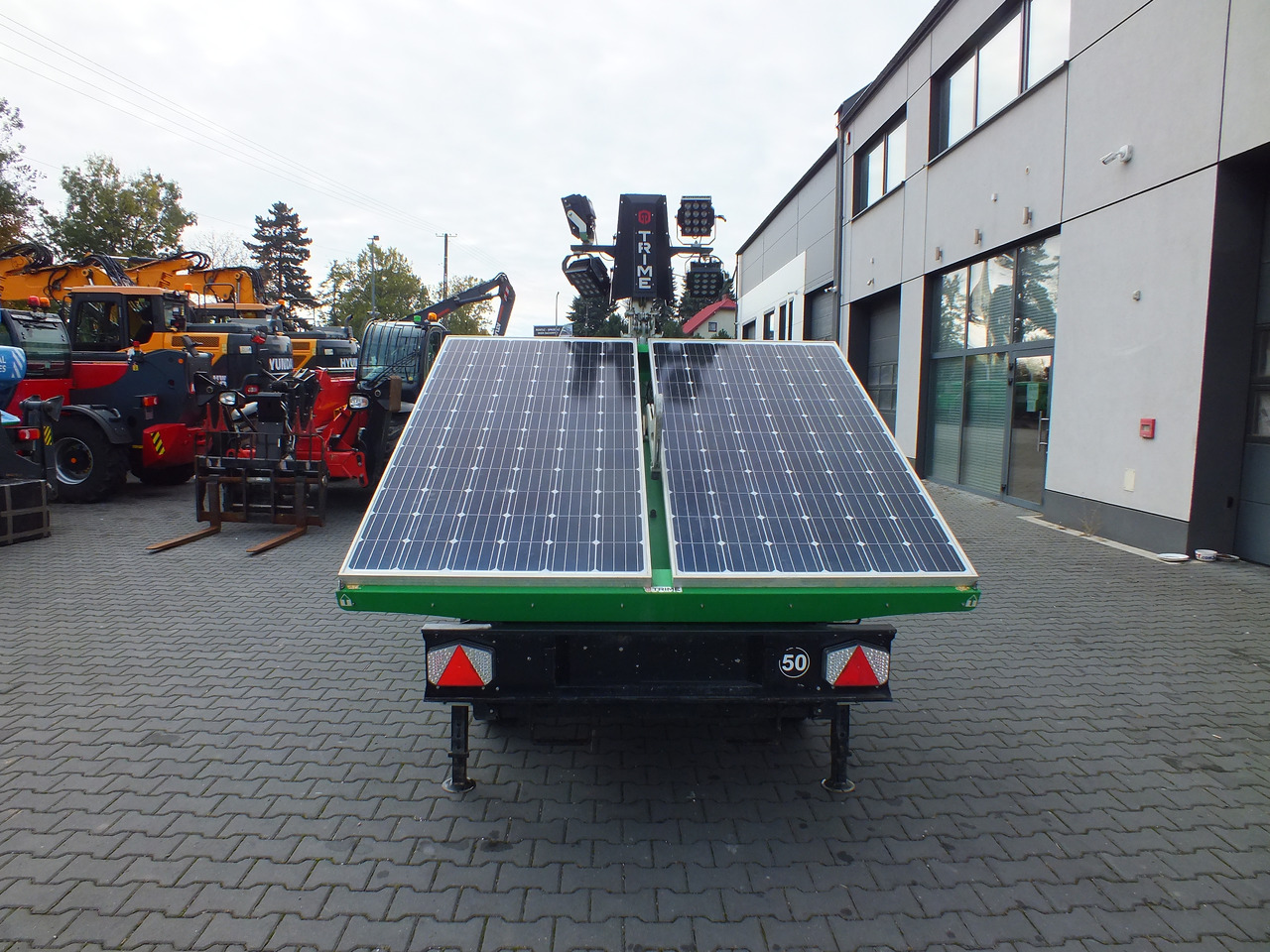 TRIME X-SOLAR - Lystårn for Gravemaskine: billede 2 TRIME X-SOLAR - Lystårn for Gravemaskine: billede 2