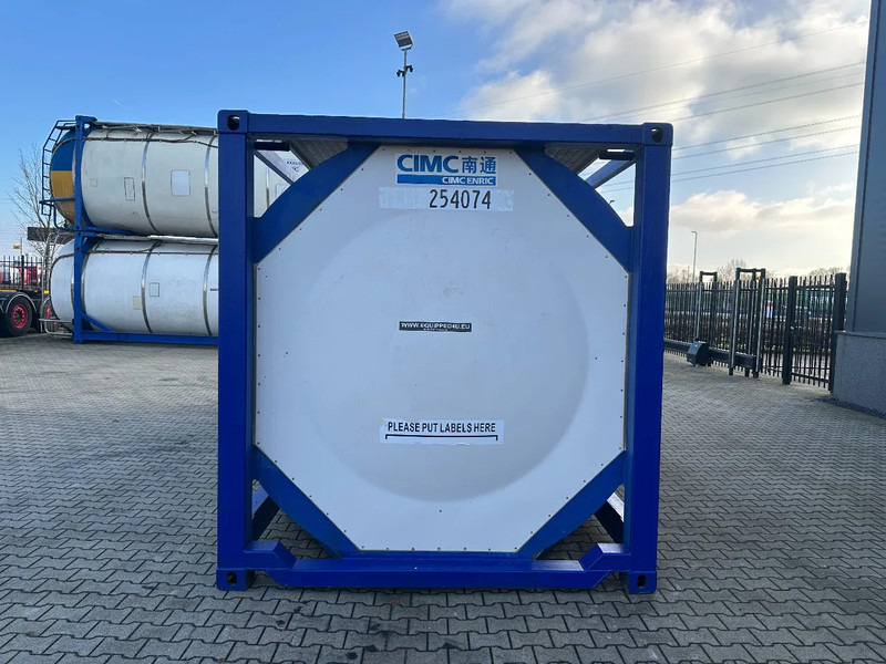 CIMC 20FT ISO, 25.090L / 1-COMP / 3 BAFFELS / T12 / 4 manholes / ADR valid until 02/2027 - Lagertank: billede 5 CIMC 20FT ISO, 25.090L / 1-COMP / 3 BAFFELS / T12 / 4 manholes / ADR valid until 02/2027 - Lagertank: billede 5