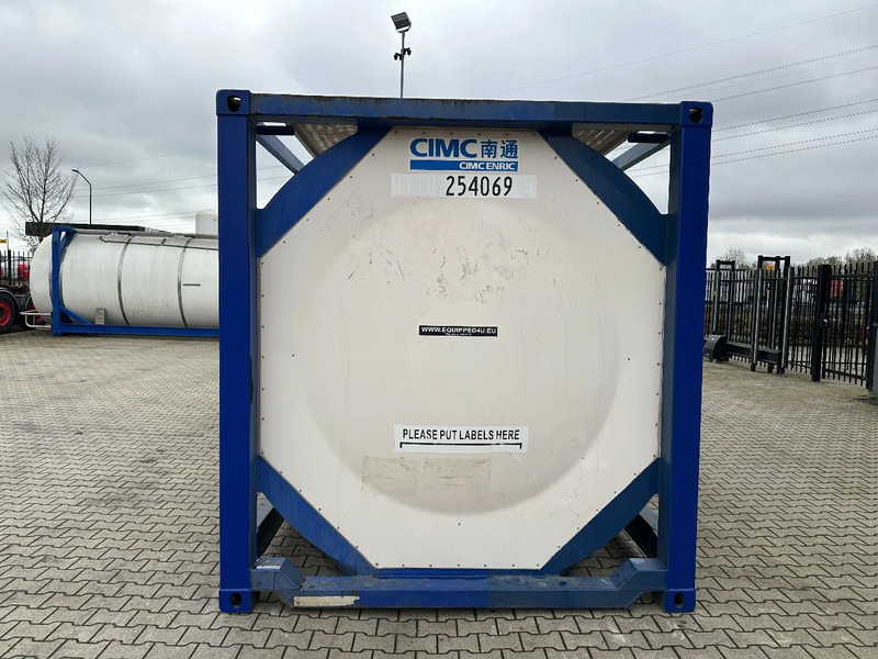 CIMC 20FT ISO, 25.090L / 1-COMP / 3 BAFFELS / T12 / 4 manholes / ADR valid until 06/2027 - Lagertank: billede 5 CIMC 20FT ISO, 25.090L / 1-COMP / 3 BAFFELS / T12 / 4 manholes / ADR valid until 06/2027 - Lagertank: billede 5