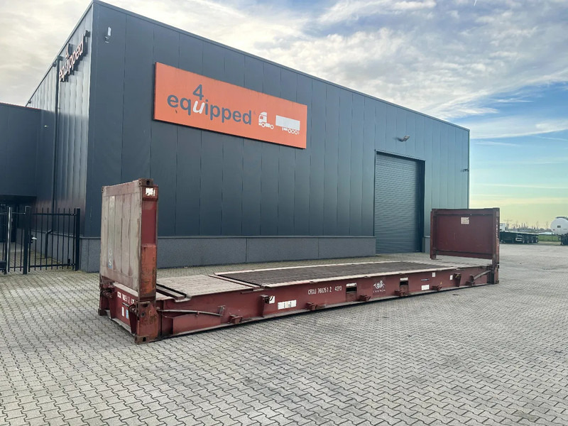 CIMC 40FT FLATRACK FLUSH FOLDING / CSC: 10/2027 / 10x available - Skibscontainer: billede 1 CIMC 40FT FLATRACK FLUSH FOLDING / CSC: 10/2027 / 10x available - Skibscontainer: billede 1