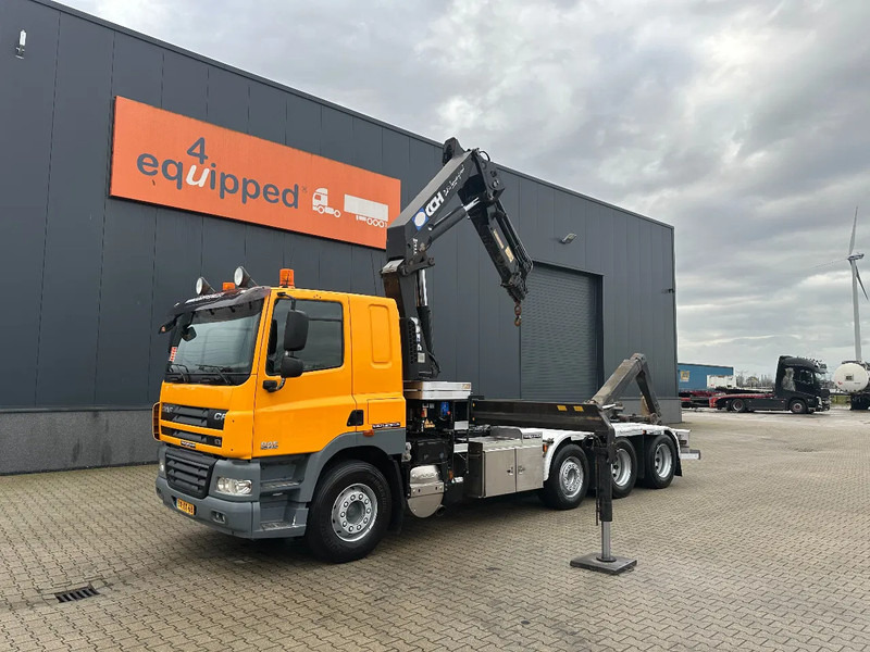 DAF CF 85.410 8x2 / HMF 3000 K6 crane (30T/m 6x extendable) + remote / HYVALIFT 26Tkg HOOK, / EURO-5 / NL-TRUCK - Lastbil kroghejs, Lastbil med kran: billede 2 DAF CF 85.410 8x2 / HMF 3000 K6 crane (30T/m 6x extendable) + remote / HYVALIFT 26Tkg HOOK, / EURO-5 / NL-TRUCK - Lastbil kroghejs, Lastbil med kran: billede 2