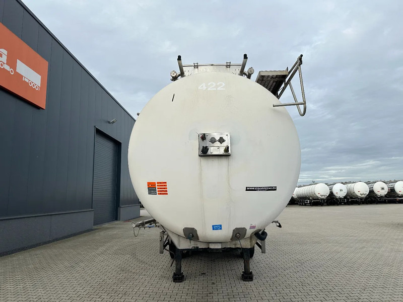 Feldbinder LEVENSMIDDELEN / FOOD / LEBENSMITTEL / 33.500L / 3-COMP / POMP / NL-trailer / APK: 09-2026, 10x beschikbaar - Tanksættevogn: billede 2 Feldbinder LEVENSMIDDELEN / FOOD / LEBENSMITTEL / 33.500L / 3-COMP / POMP / NL-trailer / APK: 09-2026, 10x beschikbaar - Tanksættevogn: billede 2