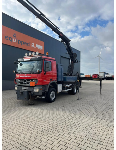 Mercedes-Benz Actros 2046 4x4 / FULL SPRING / HIAB 288 EP 5 HIPRO Crane / EURO-5 - Lastbil med kran: billede 2 Mercedes-Benz Actros 2046 4x4 / FULL SPRING / HIAB 288 EP 5 HIPRO Crane / EURO-5 - Lastbil med kran: billede 2