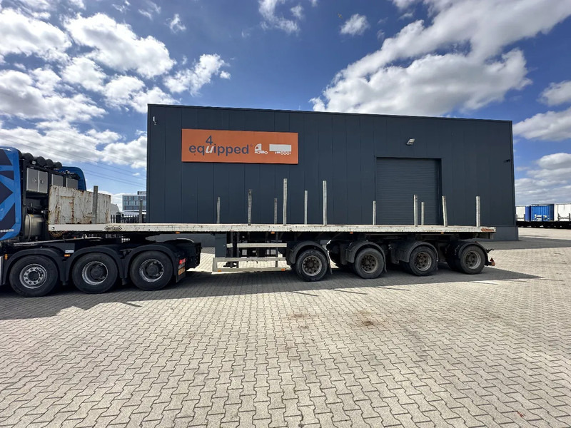 Nooteboom OVB-73-04, 73 tons Ballast trailer, 4 axles, 3 hydraulic steering axles - Åben sættevogn: billede 2 Nooteboom OVB-73-04, 73 tons Ballast trailer, 4 axles, 3 hydraulic steering axles - Åben sættevogn: billede 2