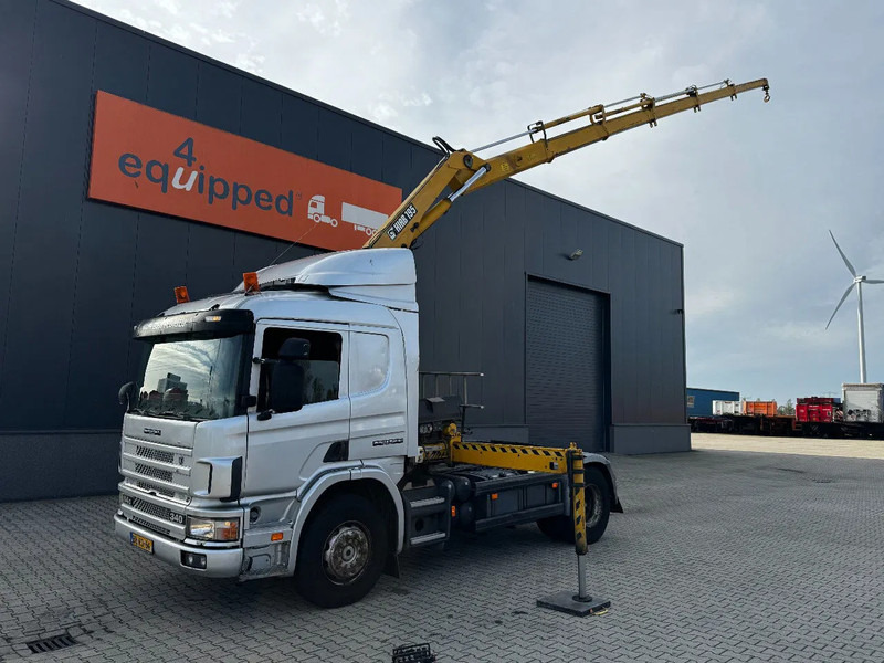 Scania P114-340 + HIAB 19-5 crane + remote / Euro-3 / 3 pedals / NL-truck / APK: 12-2025 - Lastbil med kran: billede 3 Scania P114-340 + HIAB 19-5 crane + remote / Euro-3 / 3 pedals / NL-truck / APK: 12-2025 - Lastbil med kran: billede 3