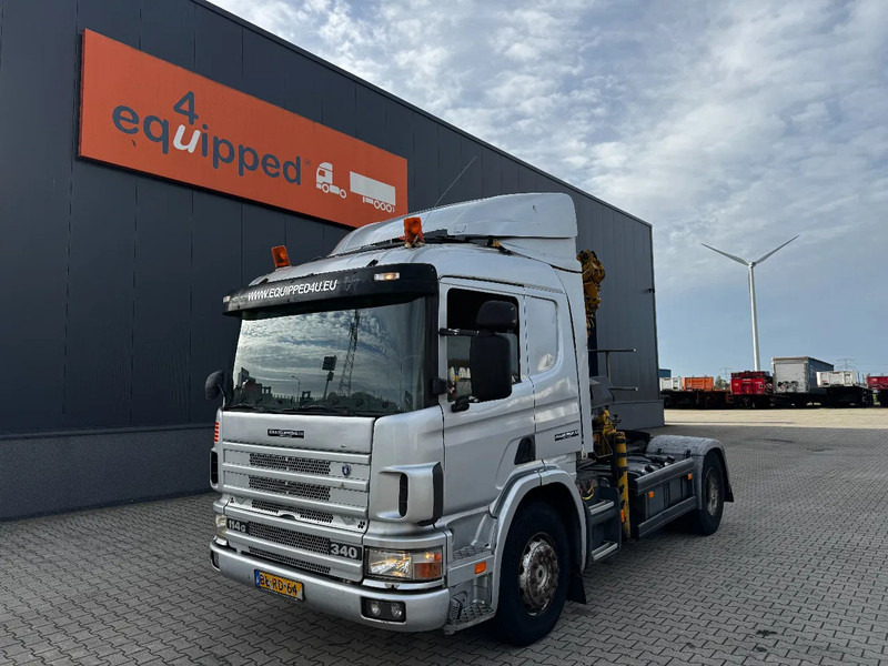 Scania P114-340 + HIAB 19-5 crane + remote / Euro-3 / 3 pedals / NL-truck / APK: 12-2025 - Lastbil med kran: billede 4 Scania P114-340 + HIAB 19-5 crane + remote / Euro-3 / 3 pedals / NL-truck / APK: 12-2025 - Lastbil med kran: billede 4