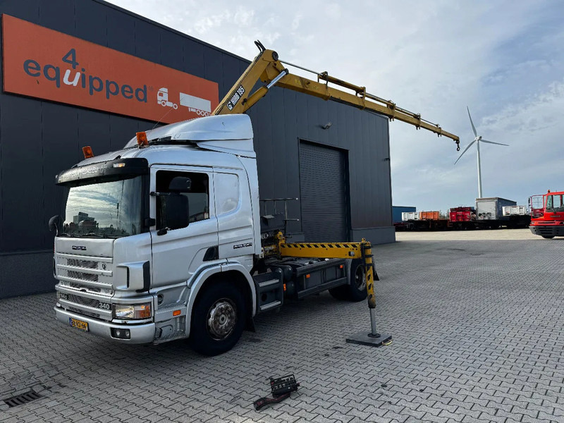 Scania P114-340 + HIAB 19-5 crane + remote / Euro-3 / 3 pedals / NL-truck / APK: 12-2025 - Lastbil med kran: billede 2 Scania P114-340 + HIAB 19-5 crane + remote / Euro-3 / 3 pedals / NL-truck / APK: 12-2025 - Lastbil med kran: billede 2