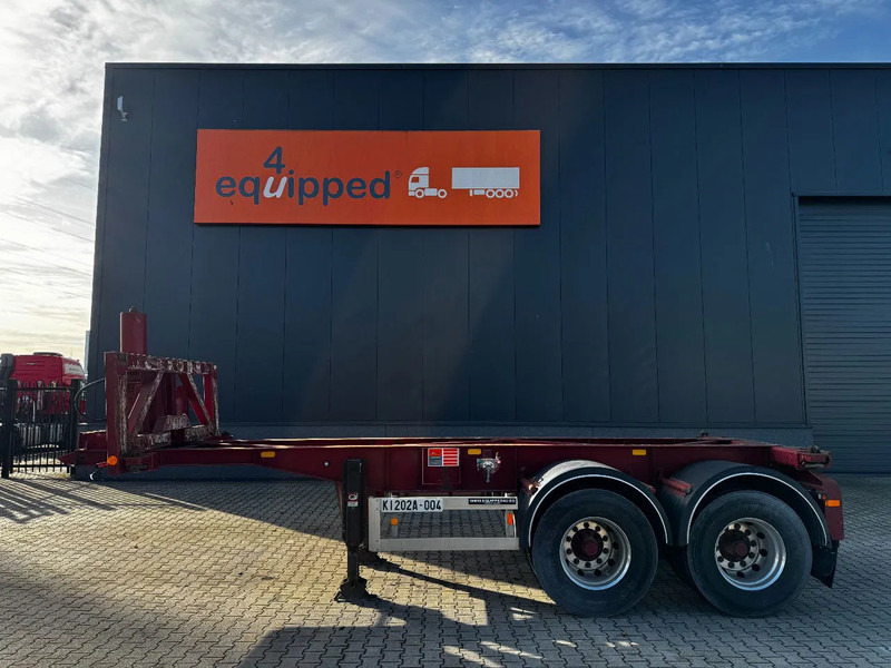 Van Hool 2 AXLE 20FT TIPPING-CHASSIS / TWIN-TIRES / BPW + DRUM / ALCOA / NL-trailer / APK - Containerbil/ Veksellad sættevogn: billede 2 Van Hool 2 AXLE 20FT TIPPING-CHASSIS / TWIN-TIRES / BPW + DRUM / ALCOA / NL-trailer / APK - Containerbil/ Veksellad sættevogn: billede 2