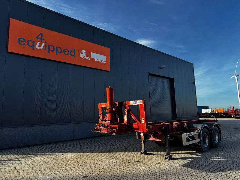 Van Hool 2 AXLE 20FT TIPPING-CHASSIS / TWIN-TIRES / BPW + DRUM / ALCOA / NL-trailer / APK - Containerbil/ Veksellad sættevogn: billede 1 Van Hool 2 AXLE 20FT TIPPING-CHASSIS / TWIN-TIRES / BPW + DRUM / ALCOA / NL-trailer / APK - Containerbil/ Veksellad sættevogn: billede 1