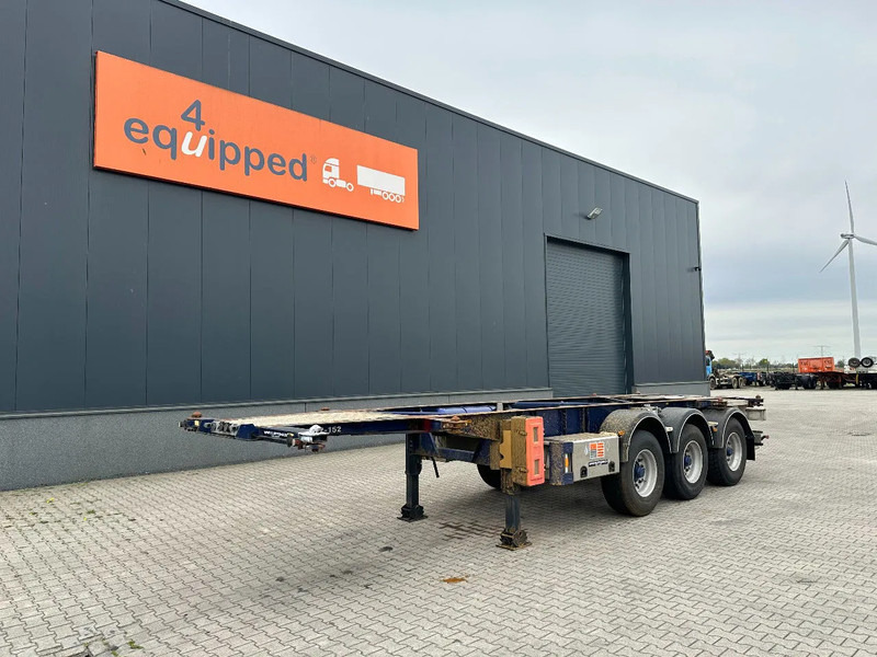 Van Hool 20FT/30FT, ADR (EX/II, EX/III, FL, AT), BPW + drum, ALCOA, liftaxle, NL-Chassis - Containerbil/ Veksellad sættevogn: billede 1 Van Hool 20FT/30FT, ADR (EX/II, EX/III, FL, AT), BPW + drum, ALCOA, liftaxle, NL-Chassis - Containerbil/ Veksellad sættevogn: billede 1